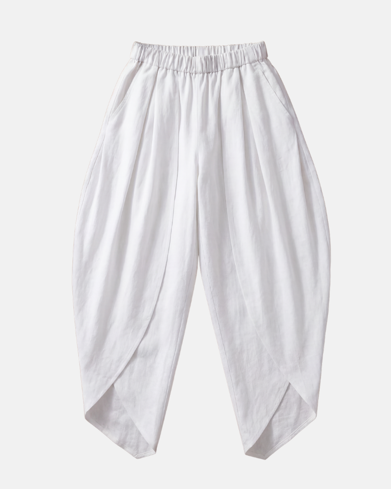 White Linen Tulip Shalwar