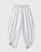 White Linen Tulip Shalwar