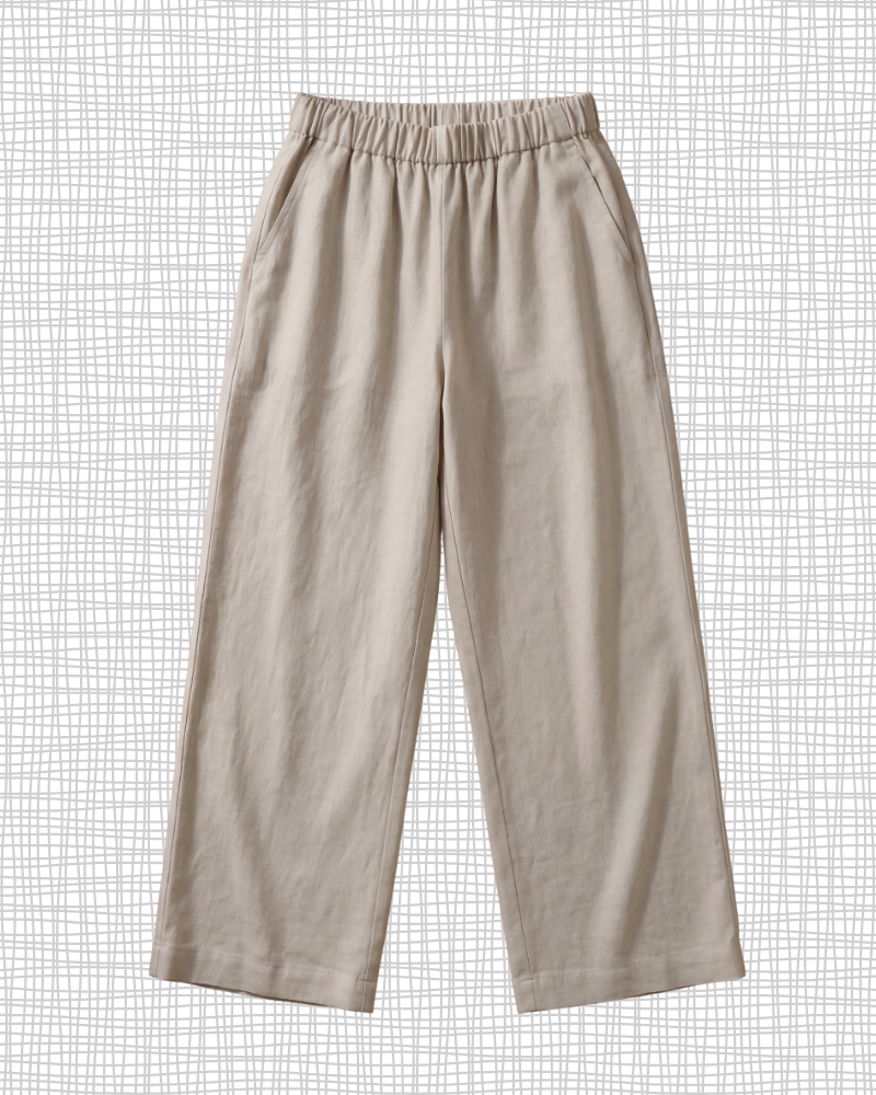 Oat Linen Trousers