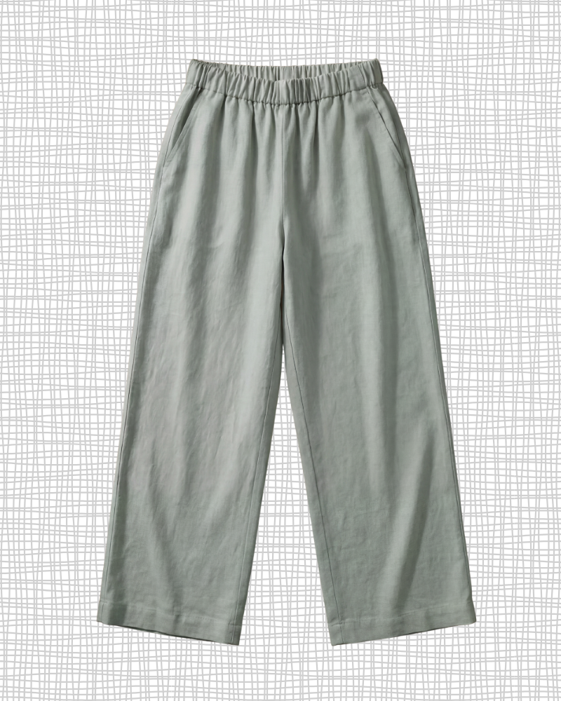 Sage Linen Culottes