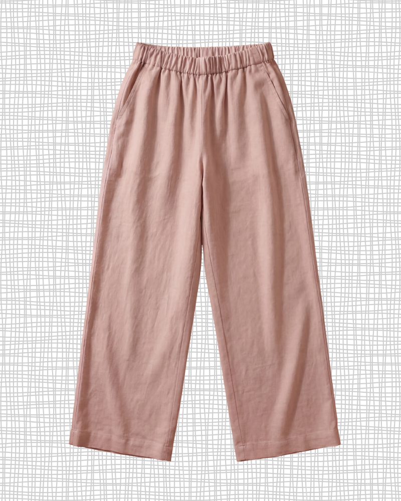 Pink Linen Trousers