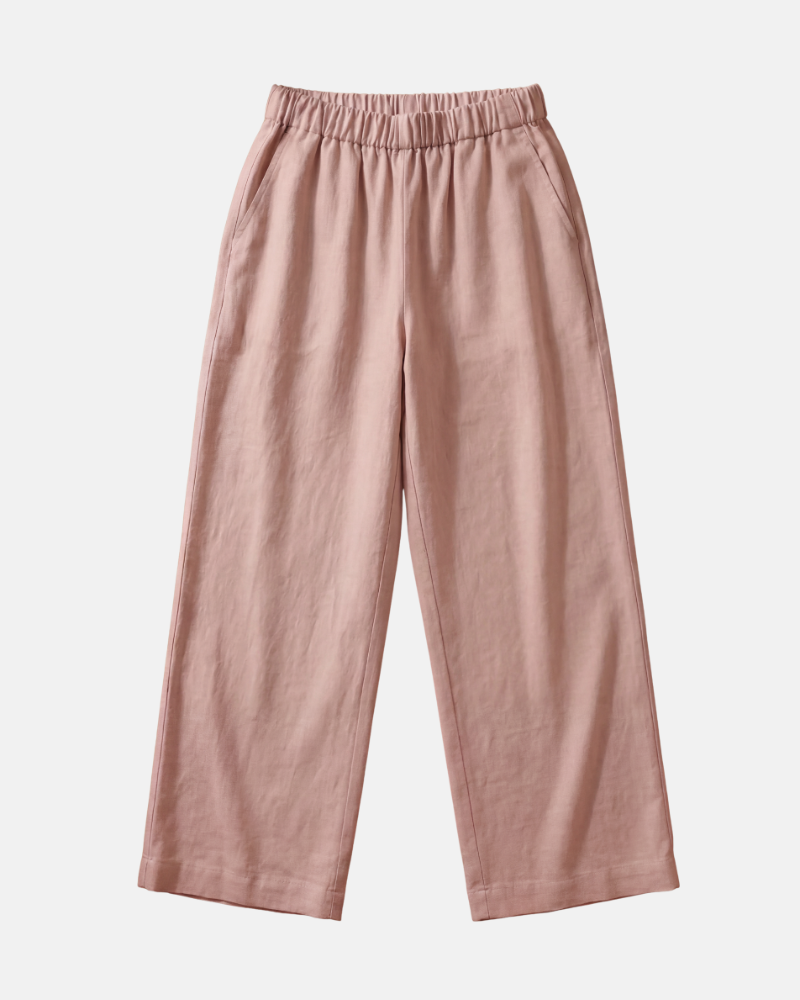 Pink Linen Trousers