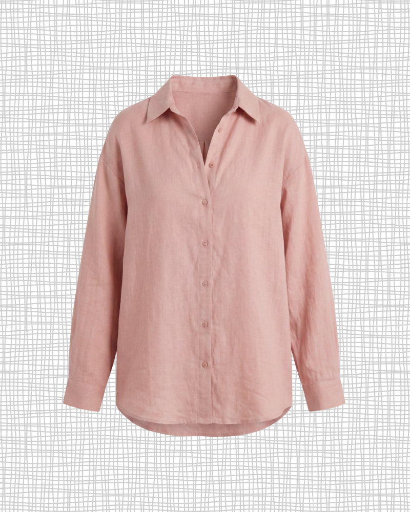 Pink Linen Shirt