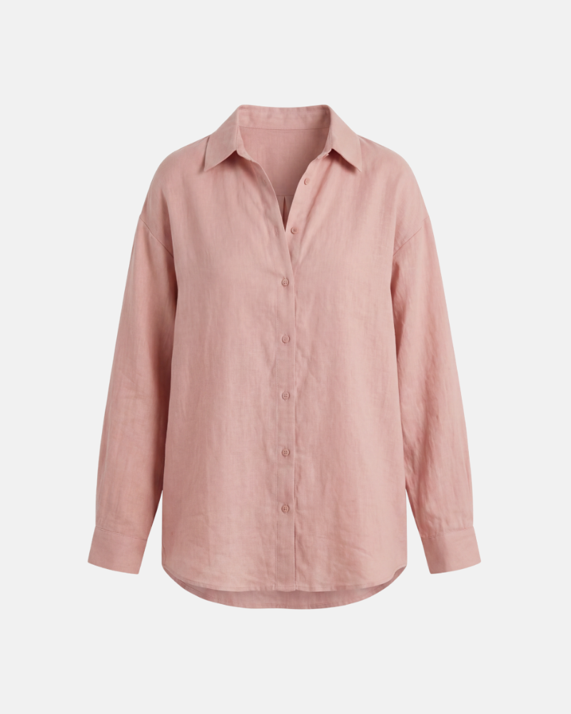 Pink Linen Shirt