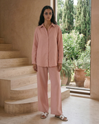 Pink Linen Shirt