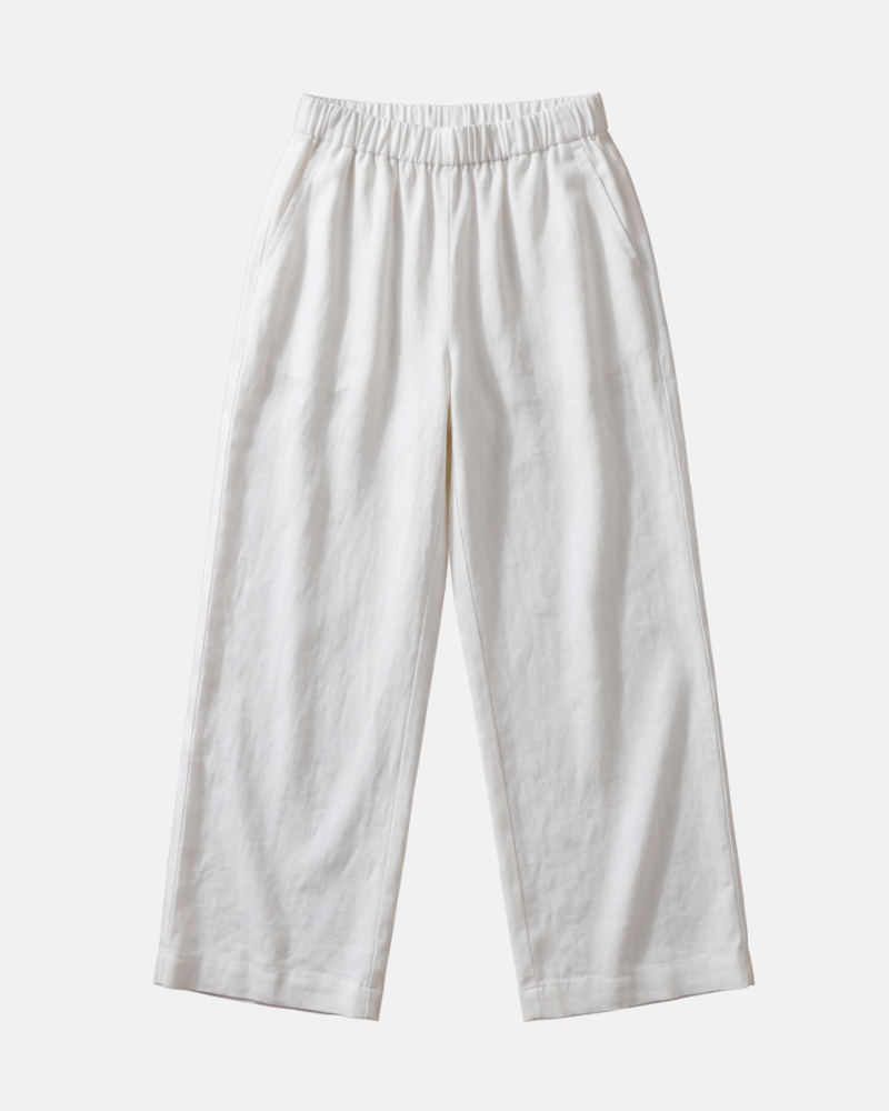 White Linen Trousers