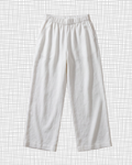 White Linen Trousers