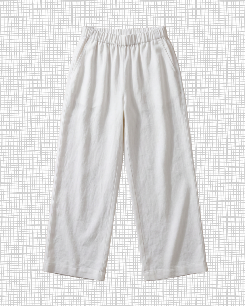 White Linen Trousers