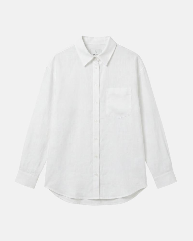 White Linen Shirt